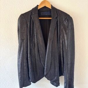 ZARA Black Sequins Jacket